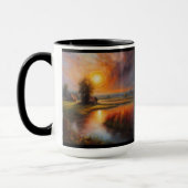 太陽のGPS農地クリーク名の皆既食 マグカップ (左)