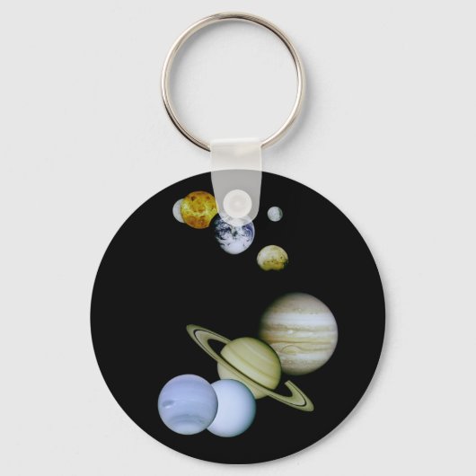 太陽のSystem Keychain -宇宙/天文学 キーホルダー (正面)