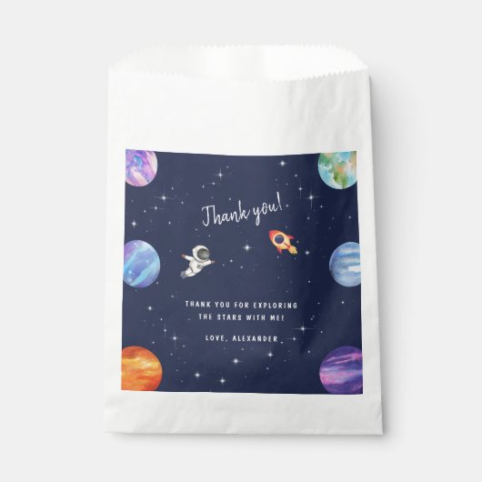 太陽のSystem Stars宇宙誕生日ありがとう フェイバーバッグ (正面)