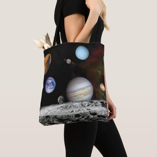 太陽のSystem Voyager Imagesモンタージュ宇宙写真 トートバッグ (クローズアップ)
