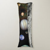 太陽のSystem Voyager Imagesモンタージュ宇宙写真 ボディピロー (正面縦)