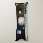 太陽のSystem Voyager Imagesモンタージュ宇宙写真 ボディピロー (裏面 (縦))