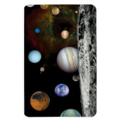 太陽のSystem Voyager Imagesモンタージュ宇宙写真 マグネット (縦)