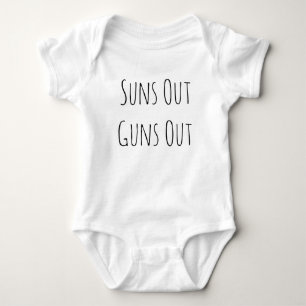 太陽はおもしろいなベビーの衣服を撃ちます ベビーボディスーツ