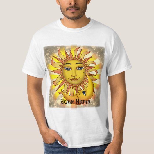 太陽は月を愛する Tシャツ (正面)