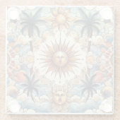 太陽は楽園にいる ガラスコースター (裏面)