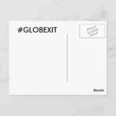 太陽は決して平らな地球に沈まない！ ポストカード (裏面)