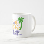 太陽は砂と私を海に コーヒーマグカップ (正面右)