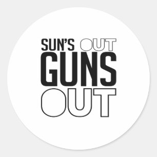 太陽は銃を外に ラウンドシール