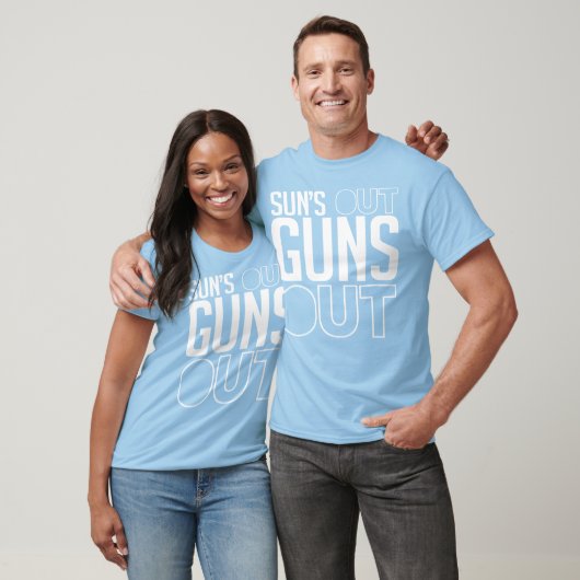 太陽は銃を外に Tシャツ (ユニセックス)