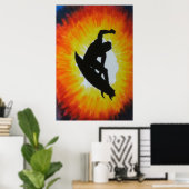 太陽へのおもしろい ポスター (ホームオフィス)