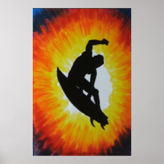 太陽へのおもしろい ポスター (正面)