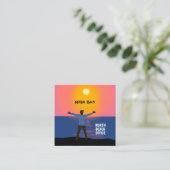 太陽への挨拶カスタム スクエア名刺 (スタンド正面)