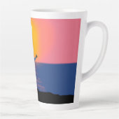 太陽への挨拶 カフェラテマグ (右)