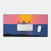 太陽への挨拶 デスクマット (キーボード&マウス)