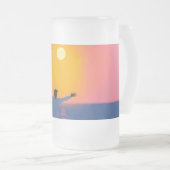 太陽への挨拶 フロストグラスビールジョッキ (正面右)