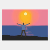 太陽への挨拶 ラッピングペーパーシート (正面)