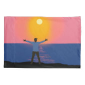 太陽への挨拶 枕カバー (裏面)