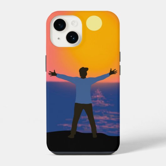 太陽への挨拶 iPhoneケース (裏面)