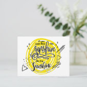 太陽もしの光は照り降りとも思えぬ ポストカード (スタンド正面)