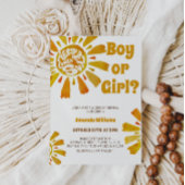 太陽をテーマにした来太陽の性別 招待状