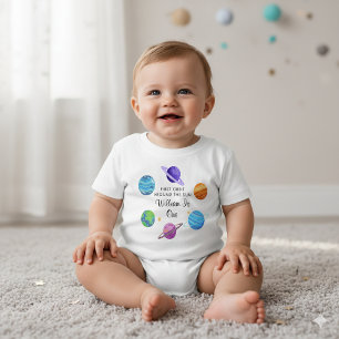 太陽を一周した初めての誕生日シャツ ベビーTシャツ