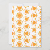 太陽を一周する初めてのお誕生日招待状 招待状 (裏面)