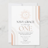 太陽を一周する初めての旅への招待 招待状 (正面)