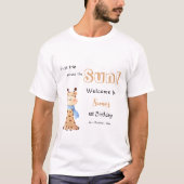 太陽を一周する初めての旅 ギラフファミリーTシャツ Tシャツ (正面)