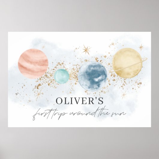 太陽を一周する初めての旅 バナー 背景 ポスター (正面)