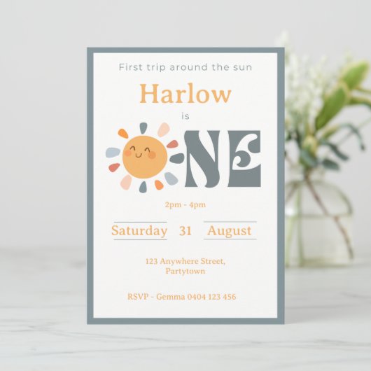 太陽を一周する初めての旅 招待状 (スタンド正面)