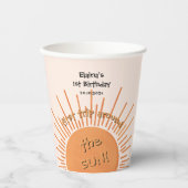 太陽を一周する初めての旅 1歳の誕生日 紙コップ (正面)