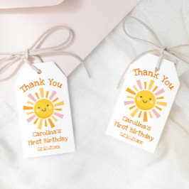 太陽を一周する初めての誕生日お礼メッセージ ギフトタグ