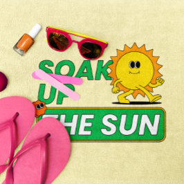 太陽を吸収する ビーチタオル