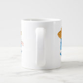 太陽を吸収する – 青い水着2 ジャンボコーヒーマグカップ (裏面)