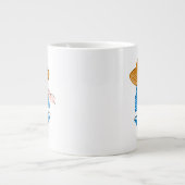 太陽を吸収する – 青い水着2 ジャンボコーヒーマグカップ (正面)