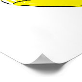 太陽を吸収 – 黄色の水着 ポスター (角)