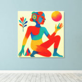 太陽を孕む者 キャンバスプリント (インサイチュ (ウッドフロア))