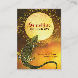 太陽を持つトカゲスタイリッシュ 名刺