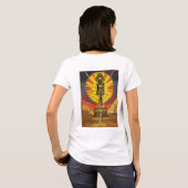 太陽を昇るファラオ Tシャツ (裏面フル)