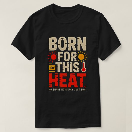 太陽を求める人へのLover Bold Heatデザイン Tシャツ (デザイン正面)