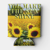 太陽を照らすクーラーボックス 缶クーラー (正面)