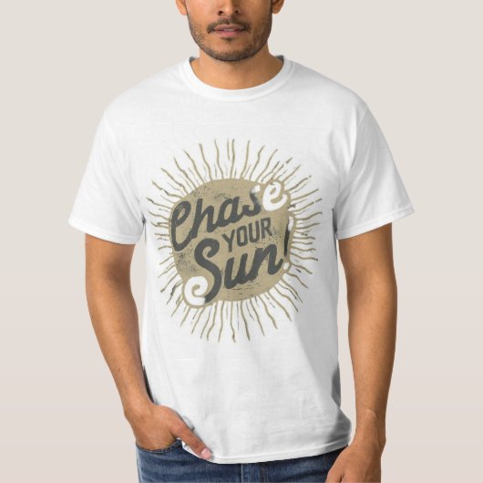 太陽を照らす Tシャツ (正面)