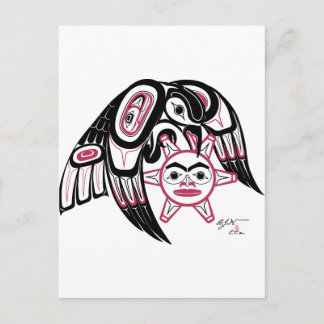 太陽を盗む闇鴉 ポストカード