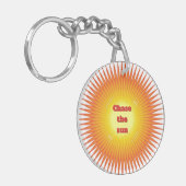 “太陽を追いかけろ” 両面アクリルキーチェーン キーホルダー (正面左)