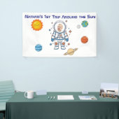 太陽を1周した誕生日 フォト付き 横断幕 (トレードショー)