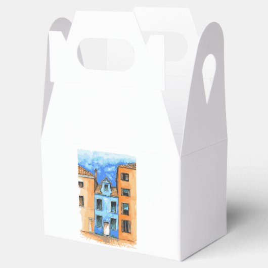 太陽イタリアン下の明るい地中海の通り フェイバーボックス (オープン)