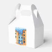 太陽イタリアン下の明るい地中海の通り フェイバーボックス (正面サイド)