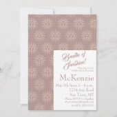 太陽エレガント光の天の赤ちゃんシャワーの束 招待状 (正面)