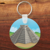 太陽キーチェーンのピラミッド キーホルダー (正面)